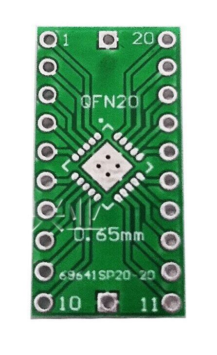 SMD naar DIP adapter 20 pins QFP rechthoek 02